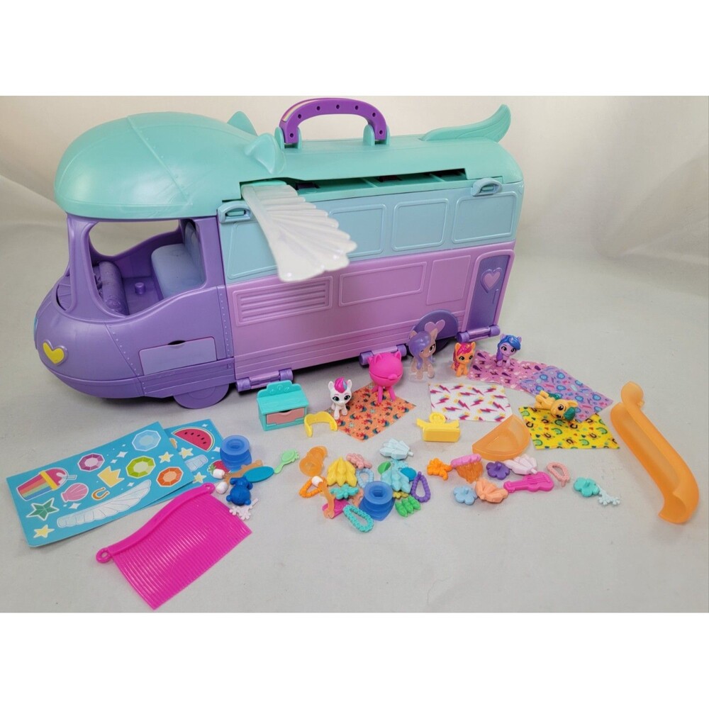 My Little Pony Mini World Magic Mare Stream Camper Playset Accessories Figures